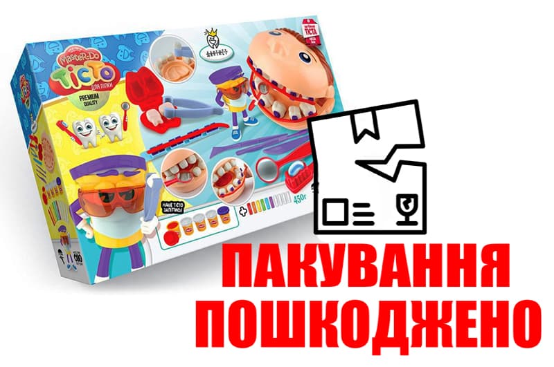 OUTLET Набір для ліплення з тістом TMD-12-01U Master Do: ДАНТИСТ в коробці DANKo