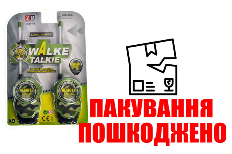 OUTLET Рація на блістері ZR1142 р.29,7*21,2*5см