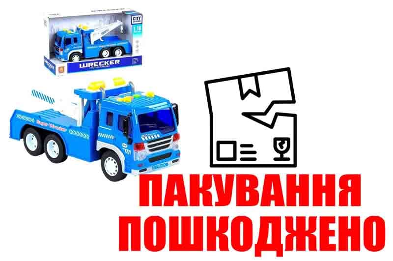OUTLET Евакуатор інерційний, озвучений, зі світлом в коробці RJ004C