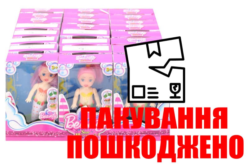OUTLET Лялька -русалка з аксесуарами (коробка ) 8099А (шт.)