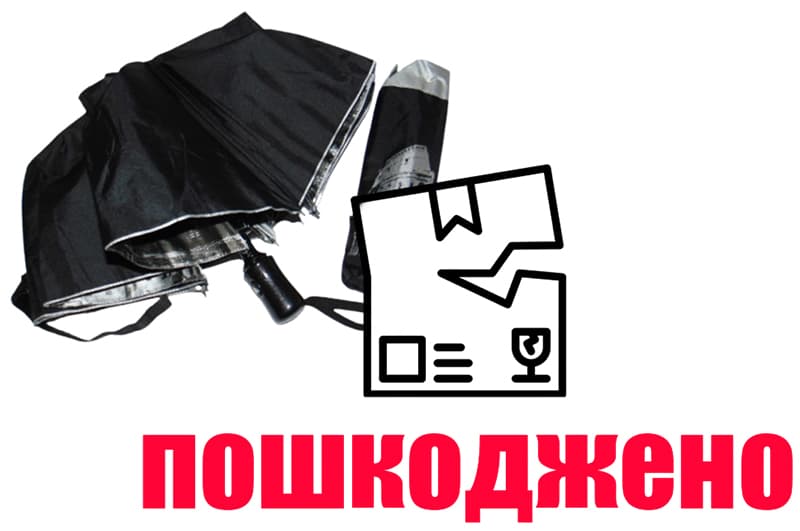 Парасоля жіноча напівавтомат 480 Toprain з орнаментом зсередини і тефлоновою пропозицією