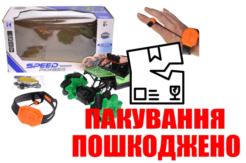 OUTLET Машина на радіокеруванні жестами, акумулятор, в коробці LH-C025A-3 р.32*17*17см