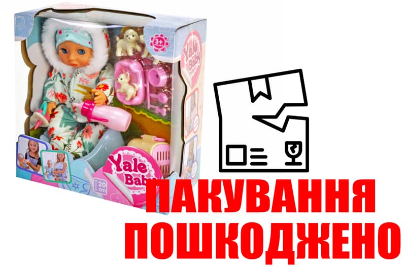 OUTLET Пупс з аксесуарами в коробці YL1991S р.21*20*10,5см