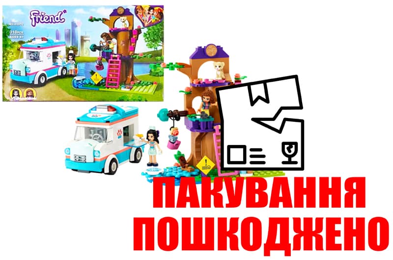 OUTLETКонструктор "Подруги" 310дет 60012 (Р) р.36,7*22*5,5см