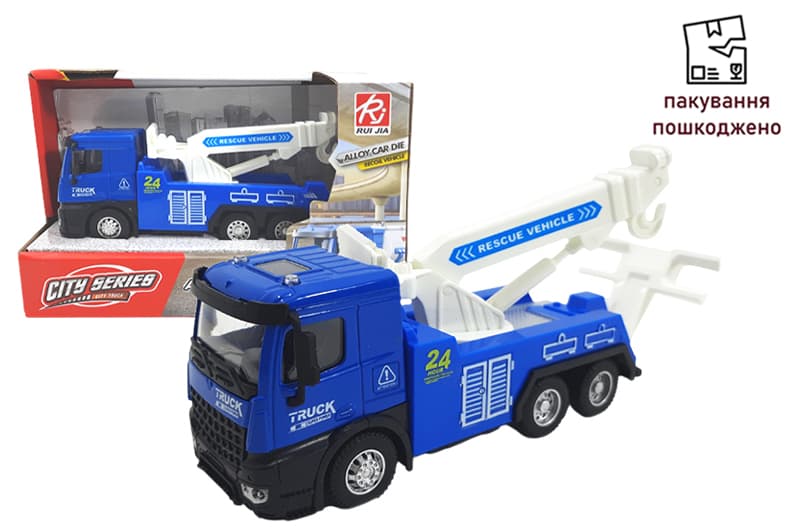 OUTLET Машина евакуатор інерційна, в коробці RJ6966-2 р.17,5*5,2*8см