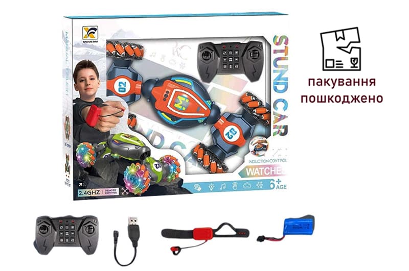 OUTLET Всюдихід-трюкач на радіокеруванні twist XF601 акумулятор,USB, музика, світло 2 кольори кор.43*9*34см