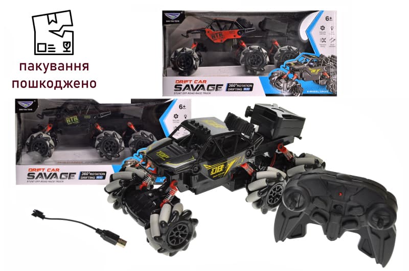 OUTLET  Машина на радіокеруванні, акумулятор, в коробці SY215KH-11 р.35*15*17см