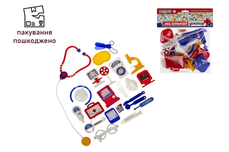 OUTLET Набір  Маленький лікар  (23деталі) 1-036 Colorplast