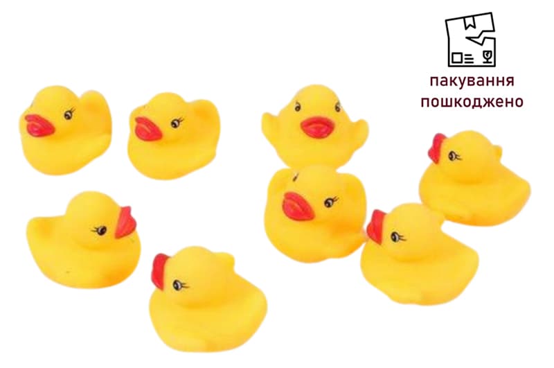 OUTLET Пікалки 133B-1 каченята 8 шт. в пакеті 19 см