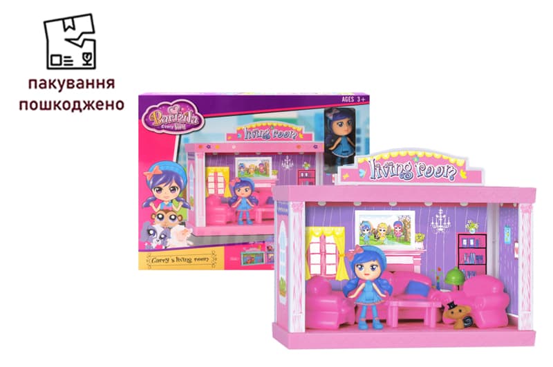 OUTLET  Будинок для ляльки в коробці 60211 р.28*23*5 см