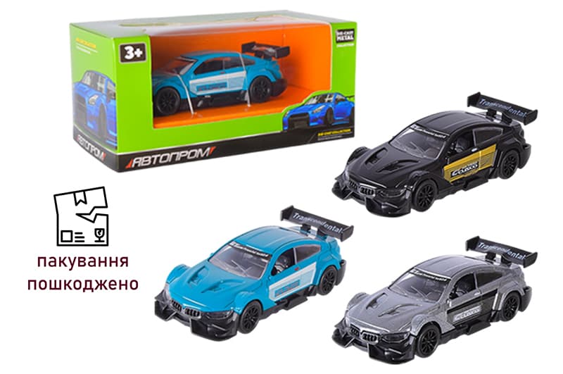 OUTLET Машина металева Автопром AP74163 1:36,3 кольори, в коробці р. 15*8*7 см.