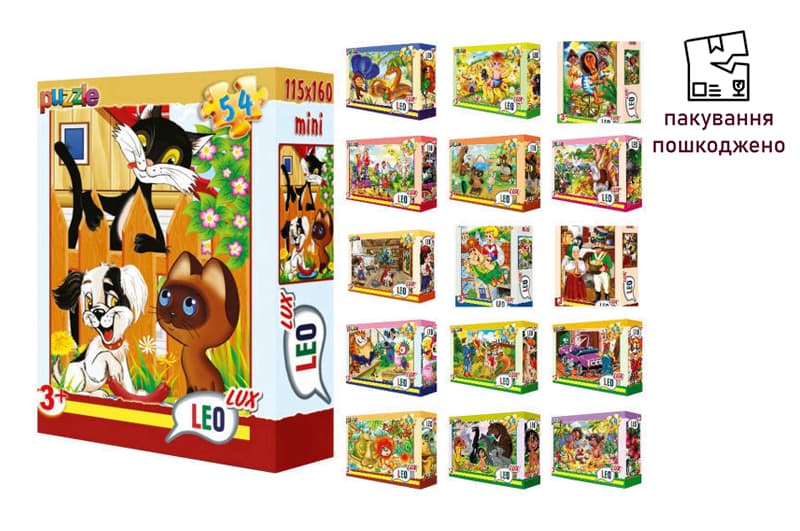 OUTLET Пазли 54 елементи MINI 23210 STRATEG