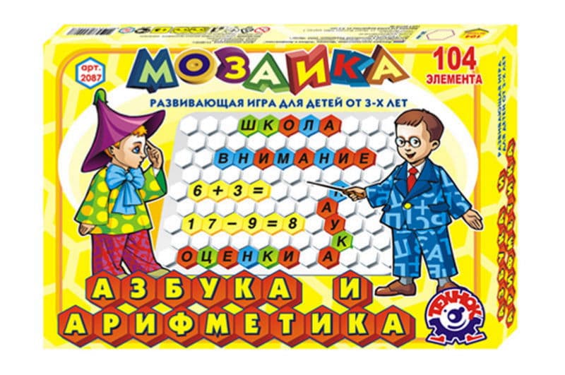 OUTLET Мозаїка Абетка та арифметика (рос) 2087 ТЕХНОК