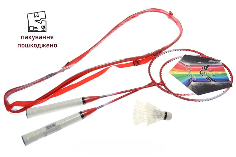 OUTLET Бадмінтон BT-BPS-0067 №121 2 ракетки в сумці 2кол.