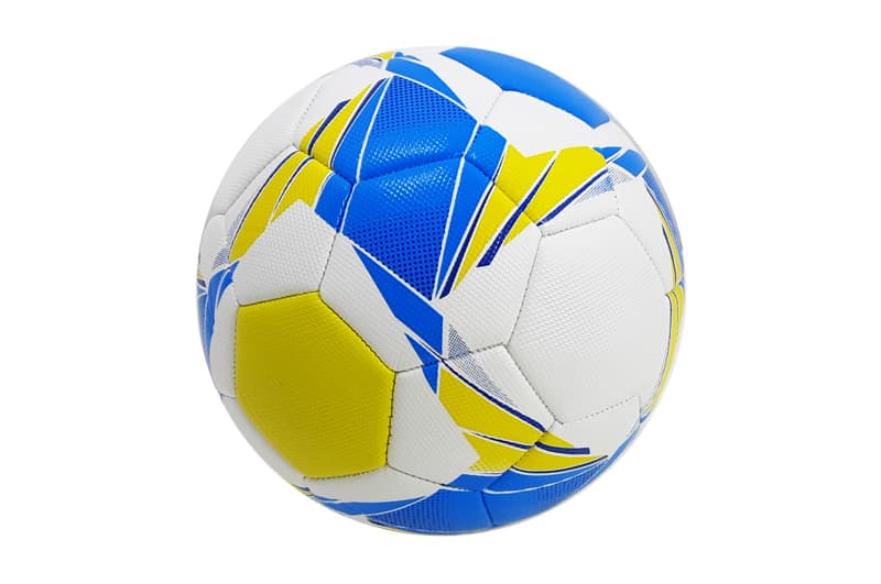 OUTLET Мяч футбольний  5 (PVC, 320-350гр) ABT007 синьо-жовтий