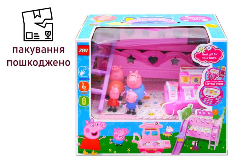 OUTLET Ігровий набір  Свинка  в коробці YM88-08 р.32,5*26*21,5см.