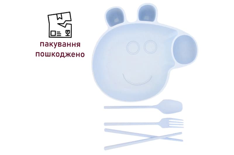 OUTLET Набір столового посуду блакитний 17270