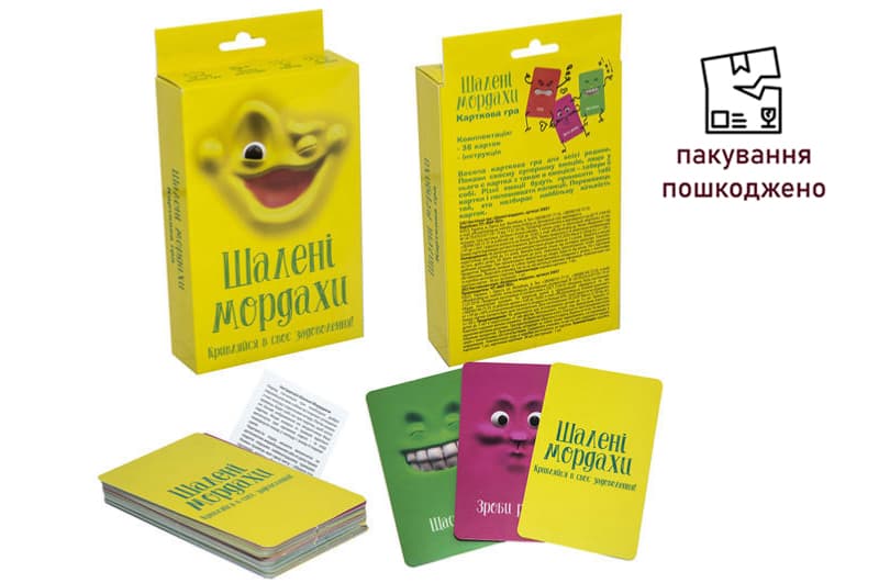 OUTLET Настільна гра  Шалені мордахи  30857 STRATEG