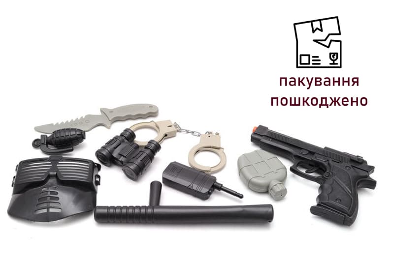 OUTLET Поліцейський набір (кульок) DX012-9P р.19*32 см (шт.)