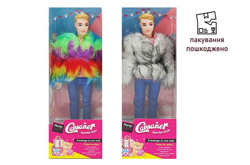 OUTLET Лялька  Кен  в коробці, 2види KQ156B р.33*12*5,5см