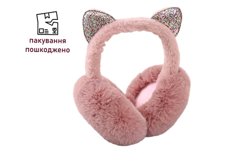 OUTLET Хутряні навушники AC8409 4 кольори