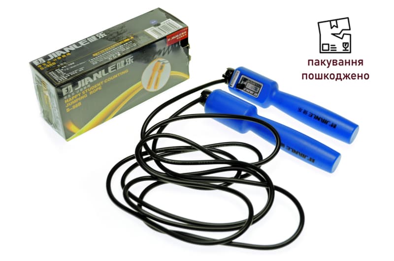 OUTLET 0 Скакалка з лічильником KEPAI 2,8м в коробці S-98B