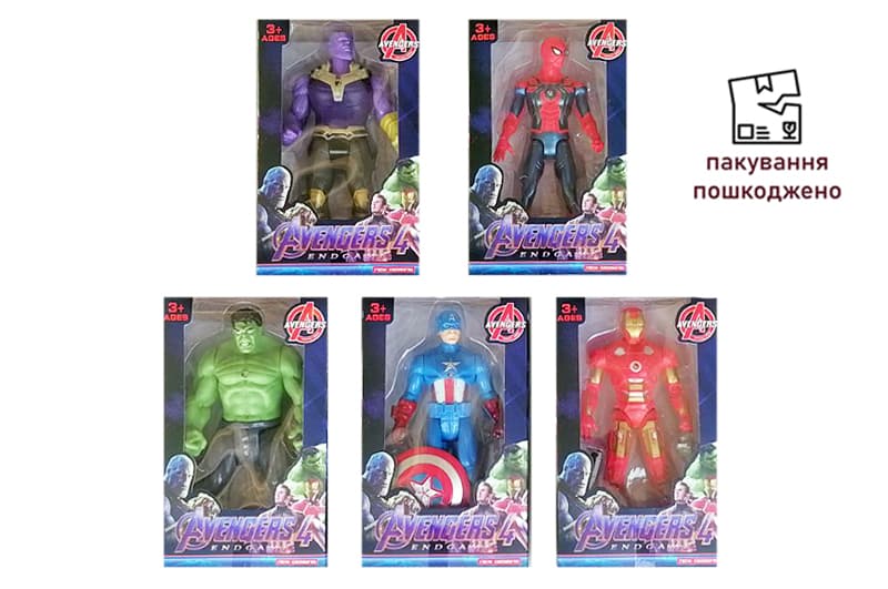 OUTLET 0 Герої Avengers 2101 коробка 21*12,5*5,5 см