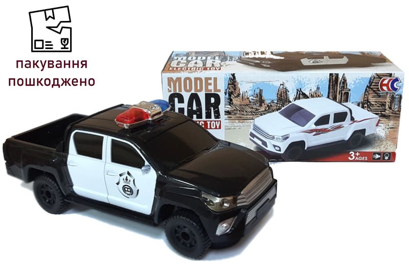 OUTLET 0 Машина  Поліція  музична, в коробці HC1803B р.28,2*12,1*10,8см