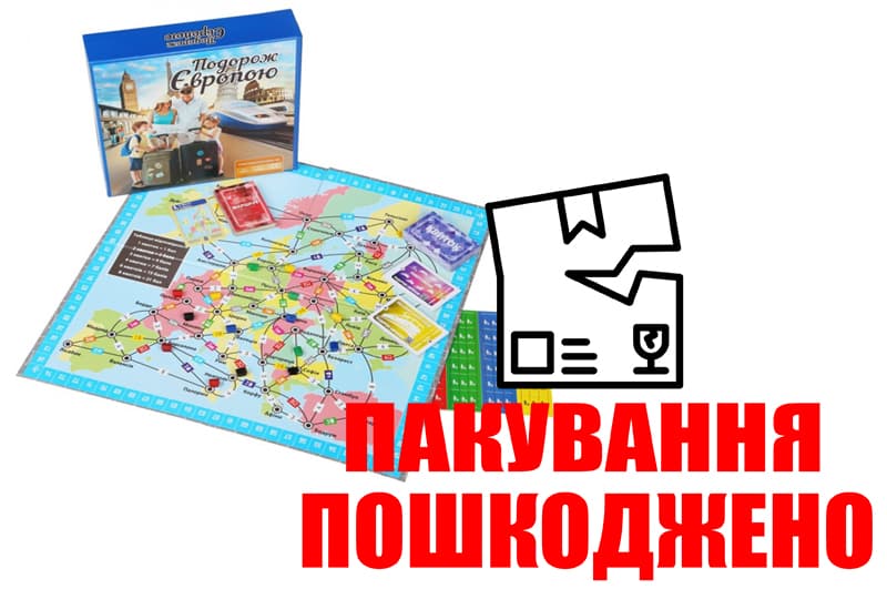 OUTLET Настільна гра "Подорож Європою" 18733 Arial
