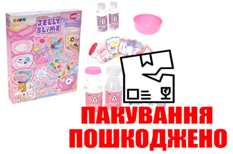 OUTLET Набір для створення желе-слайму Jelly Slimе 9010E,короб 26*6*31 см