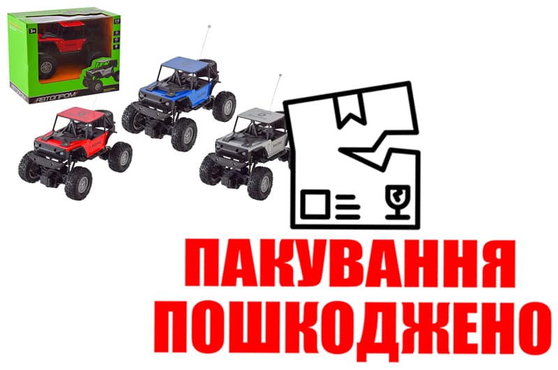 OUTLET Машина на радіокеруванні  AP8839B, акумулятор, в коробці р. 22x12,5x10,5см  Автопром