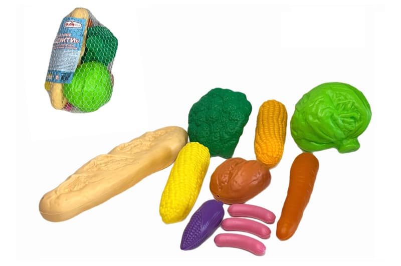 Набір "Продукти" 11 предметів в сітці 1-128 Colorplast