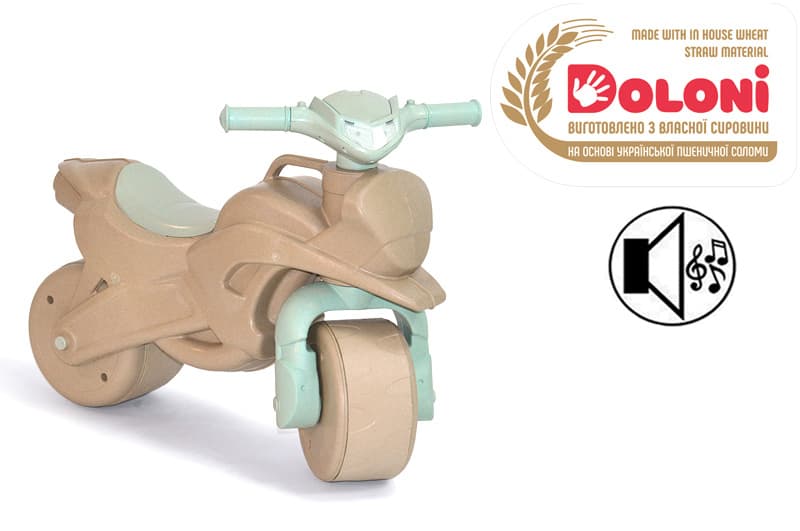 Мотоцикл музичний 0139/01eco Eco Green DOLONI