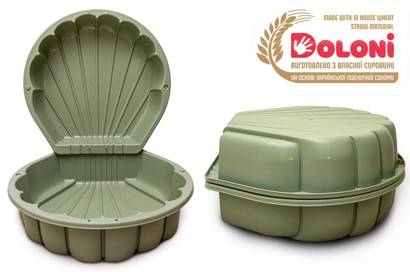 Пісочниця 01236/03eco "Мушля" бірюзова DOLONI