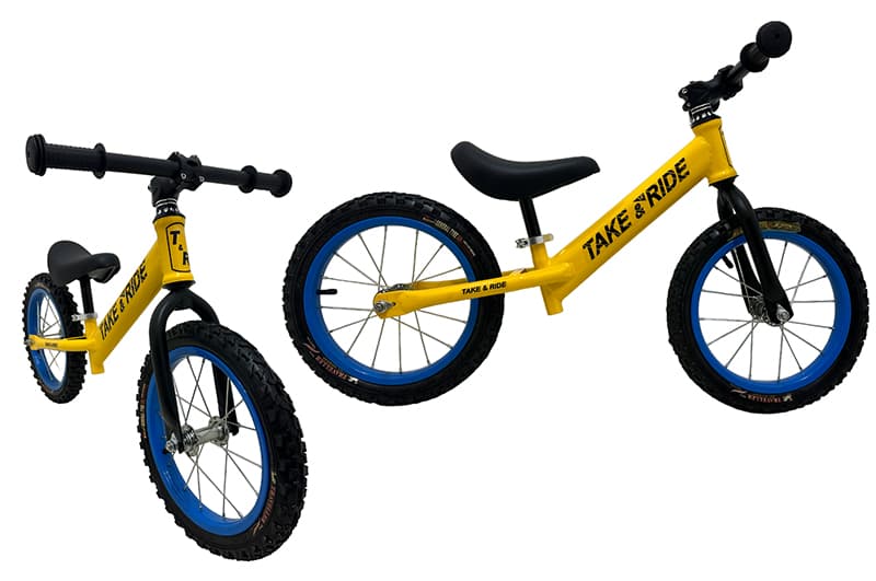 Велобіг Take&Ride RB-50 MTB "14 на гумових надувних колесах мультиколор