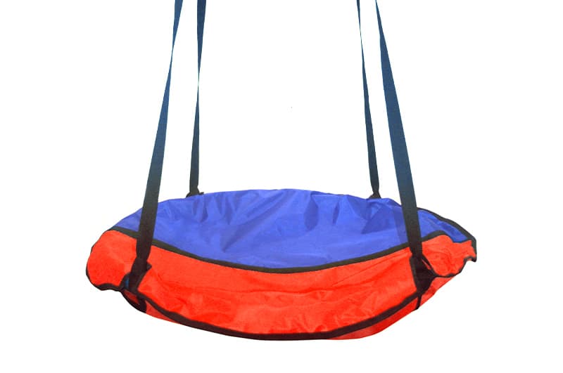 Гойдалка підвісна для дітей та дорослих, гніздо лелеки «Take&Ride Nest» Red-Blue (червоно-синя)