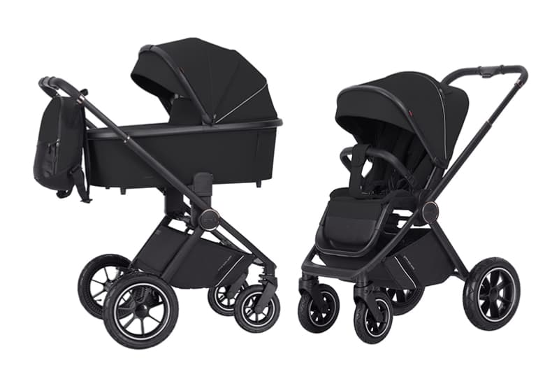 Коляска універсальна CARRELLO Ultimo CRL-6516 BF (2in1 AIR) Pitch Black