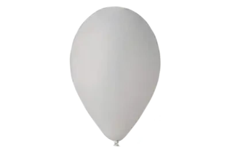Латексна кулька Gemar сіра (070) пастель 12" 12921 (30 см.) 100шт.