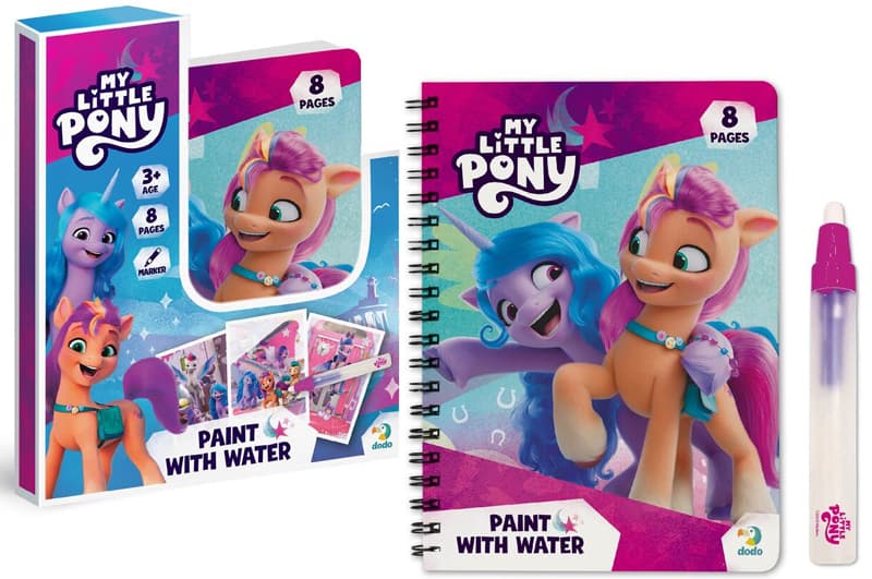 Набір водних розмальовок 200445 "Малюй водою: My Little Pony" DoDo
