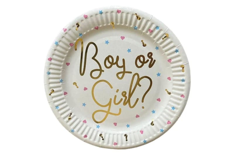 Паперові тарілки "Boy or Girl" 10 шт. (18 см)