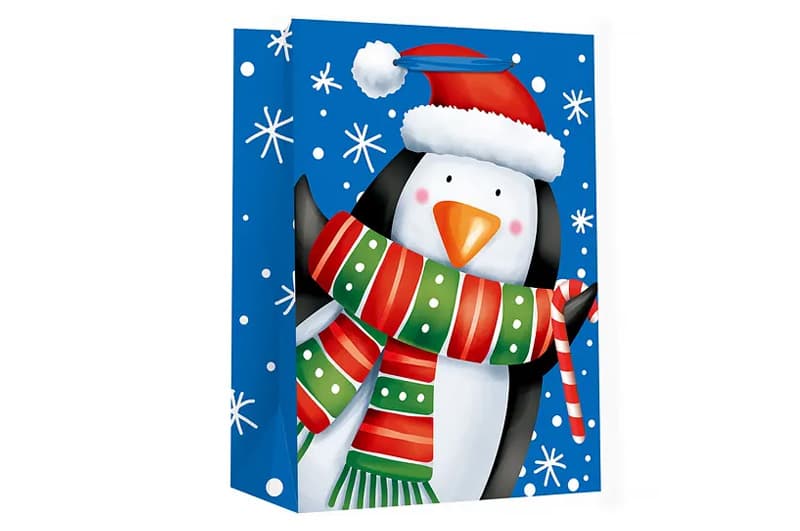 Пакет паперовий JUMBO XMAS1 762312ML 33*12.7*47.7 см асорті MALEVARO