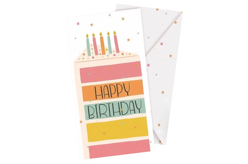 Подарунковий конверт 'Happy Birthday' шматок торту