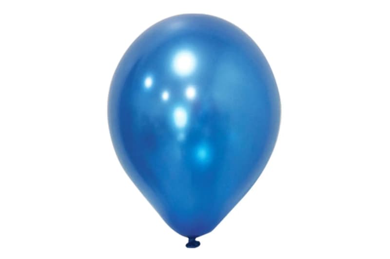 Латексна кулька Balonevi синя (M04) металік 10" (25 см.) 1шт.