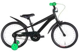 Велосипед 18" FORMULA WILD зелений з чорним, LED-ковпачок OPS-FRK-18-128-18