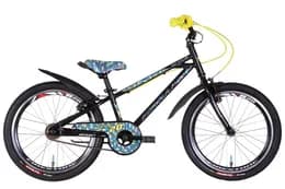 Велосипед 20" FORMULA ACTIVE чорний, LED-ковпачок OPS-FRK-20-164-20