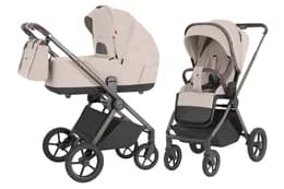 Коляска універсальна CRL-6527 "Ultra" Maple Beige 2в1 (Color Frame) CARRELLO