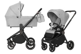 Коляска універсальна CARRELLO Epica CRL-8510/1 (2in1) Silver Grey +дощовик