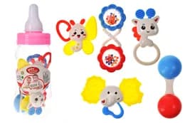 Набір брязкалець D222 в колбі 5 шт р.10x10x27 см YG Toys