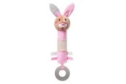Брязкальце 621 "Кролик Юлія" з пищалкою р.24x9 см BabyOno