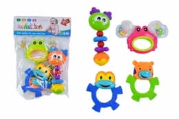 Набір брязкалець, в кульку 4шт, 8365A-13 р.26x19см YG TOYS